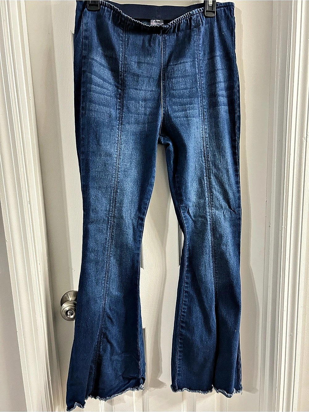 No Boundaries Women's Flare Jeans Size Large Blue